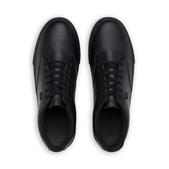Tovni de cuero envejecido para adultos unisex, negro