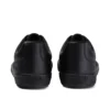 Tovni de cuero envejecido para adultos unisex, negro