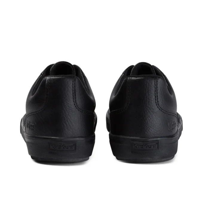 Tovni de cuero envejecido para adultos unisex, negro