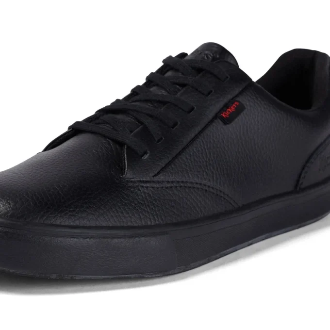 Tovni de cuero envejecido para adultos unisex, negro