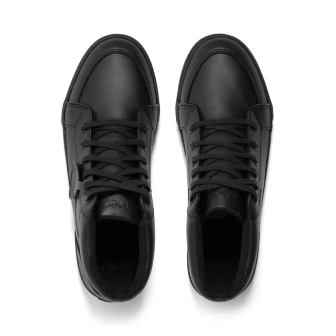 Tovni Hi de cuero alternativo para adultos unisex, negro