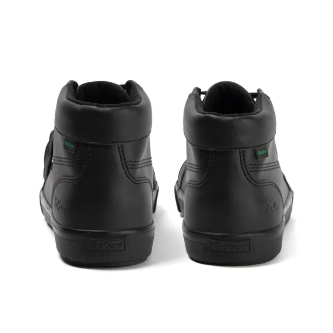 Tovni Hi de cuero alternativo para adultos unisex, negro