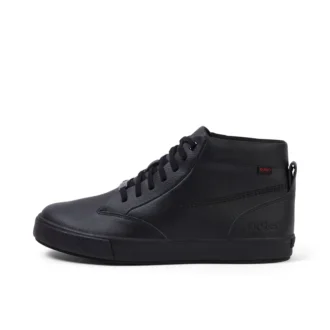 Tovni Hi de cuero negro unisex para adultos