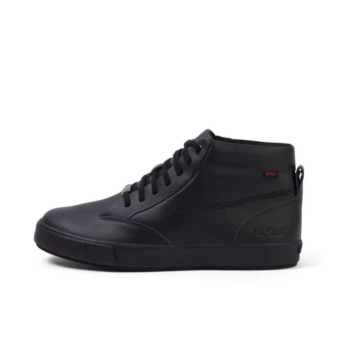 Tovni Hi de cuero negro unisex para adultos