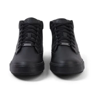 Tovni Hi de cuero negro unisex para adultos
