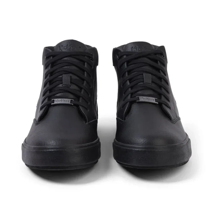 Tovni Hi de cuero negro unisex para adultos
