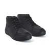 Tovni Hi de cuero negro unisex para adultos