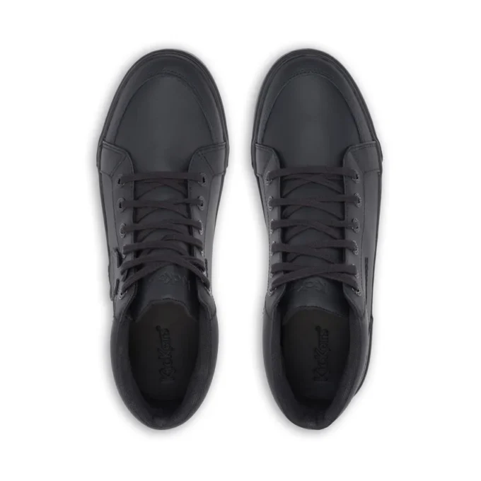 Tovni Hi de cuero negro unisex para adultos