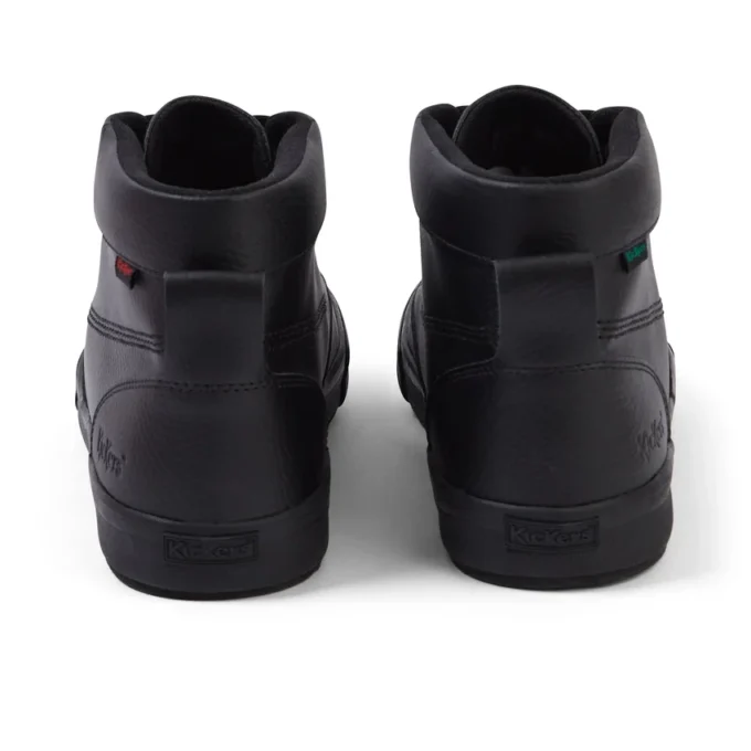 Tovni Hi de cuero negro unisex para adultos
