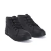 Tovni Hi de cuero negro unisex para jóvenes