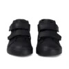 Tovni Hi de cuero negro unisex para niños