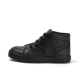 Tovni Hi Junior Unisex de piel alternativa negra