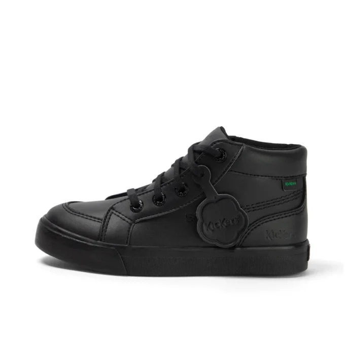 Tovni Hi Junior Unisex de piel alternativa negra