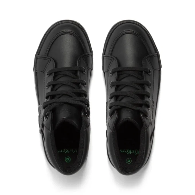Tovni Hi Junior Unisex de piel alternativa negra