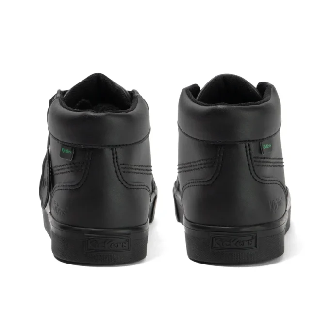 Tovni Hi Junior Unisex de piel alternativa negra