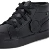 Tovni Hi Junior Unisex de piel alternativa negra