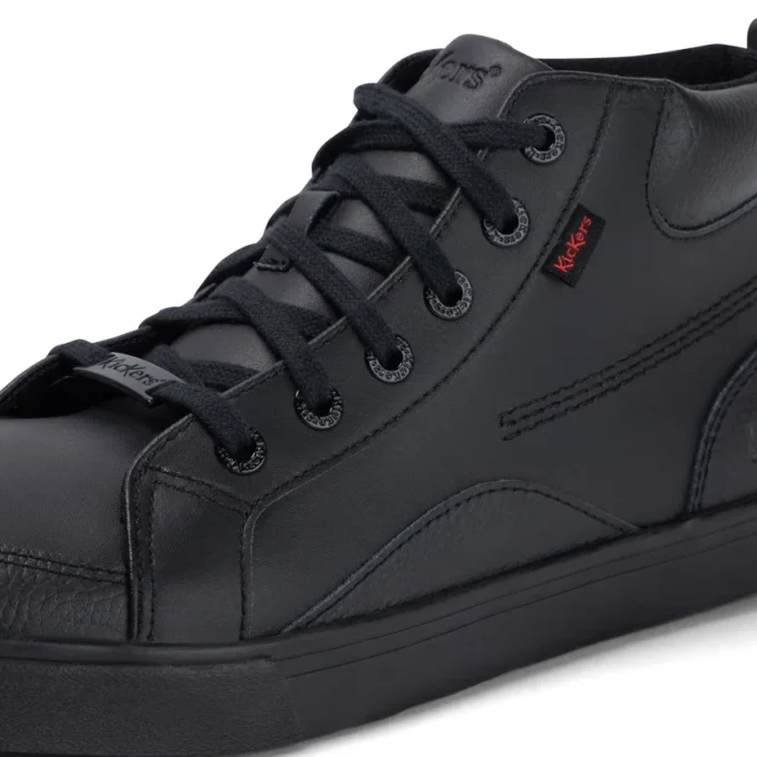 Tovni Hi Mix de cuero negro para hombre adulto
