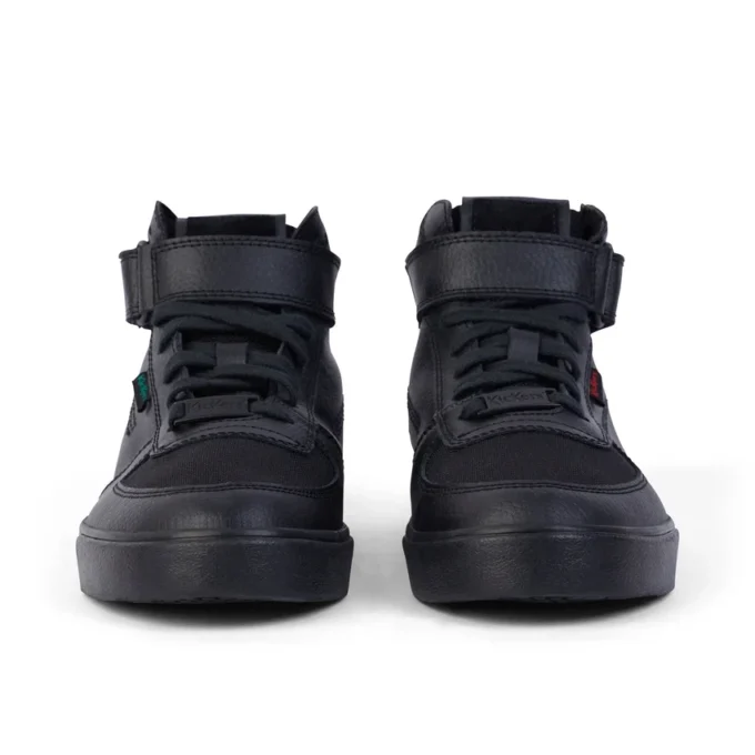 Tovni Hi Mix Mesh Leather Black, unisex para jóvenes