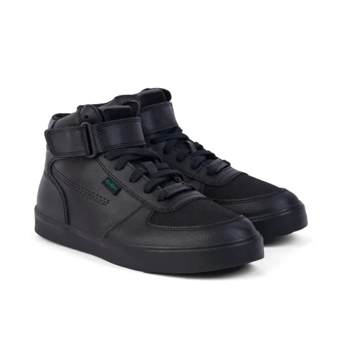 Tovni Hi Mix Mesh Leather Black, unisex para jóvenes