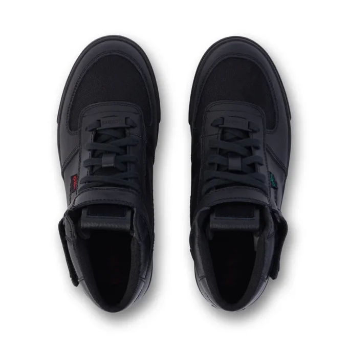 Tovni Hi Mix Mesh Leather Black, unisex para jóvenes