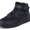 Tovni Hi Mix Mesh Leather Black, unisex para jóvenes