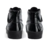 Tovni Hi Stack Chain para mujer joven, charol negro