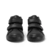 Tovni Hi Vel unisex para niños, imitación de piel, negro