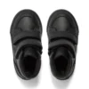 Tovni Hi Vel unisex para niños, imitación de piel, negro