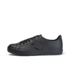 Tovni Lacer de cuero negro unisex para adultos