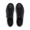 Tovni Lacer de cuero negro unisex para adultos