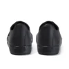 Tovni Lacer de cuero negro unisex para adultos