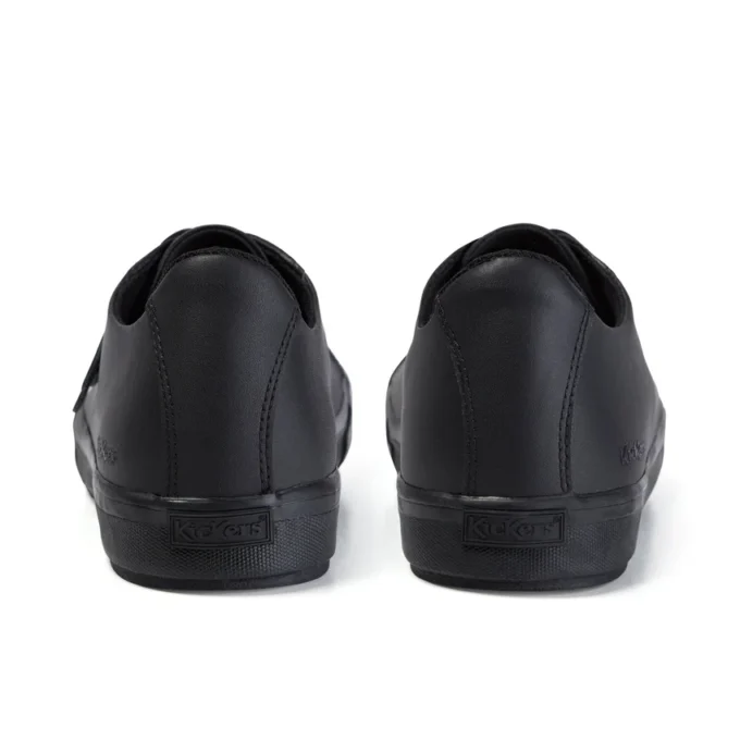 Tovni Lacer de cuero negro unisex para adultos