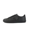 Tovni Lacer de cuero alternativo para adultos unisex, negro