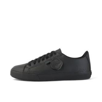 Tovni Lacer de cuero alternativo para adultos unisex, negro