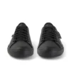 Tovni Lacer de cuero alternativo para adultos unisex, negro