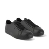 Tovni Lacer de cuero alternativo para adultos unisex, negro