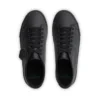 Tovni Lacer de cuero alternativo para adultos unisex, negro