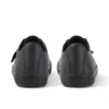 Tovni Lacer de cuero alternativo para adultos unisex, negro