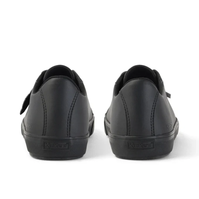 Tovni Lacer de cuero alternativo para adultos unisex, negro
