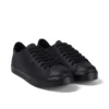 Tovni Lacer de cuero para jóvenes unisex, negro