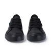 Tovni Lacer de cuero unisex para niños, negro