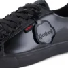 Tovni Lacer para mujer, charol negro