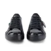 Tovni Lacer para mujer joven, charol negro