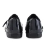 Tovni Lacer para mujer joven, charol negro