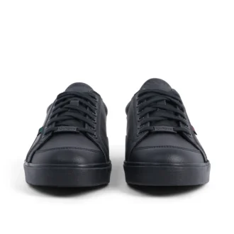 Tovni Lo Mix de cuero negro para hombre