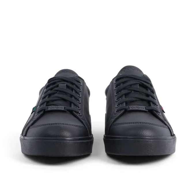 Tovni Lo Mix de cuero negro para hombre