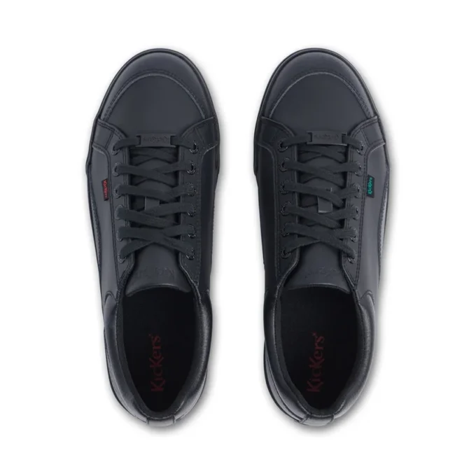 Tovni Lo Mix de cuero negro para hombre