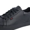Tovni Lo Mix de cuero negro para hombre