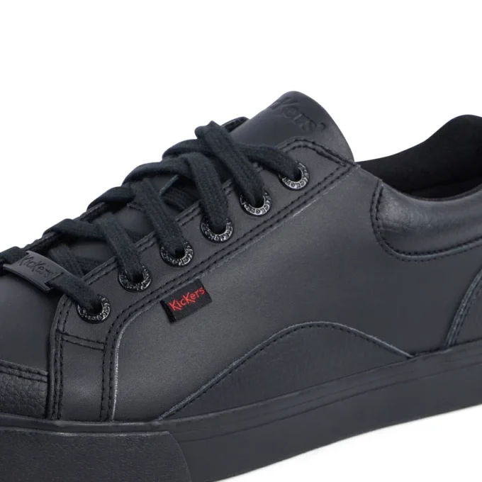 Tovni Lo Mix de cuero negro para hombre