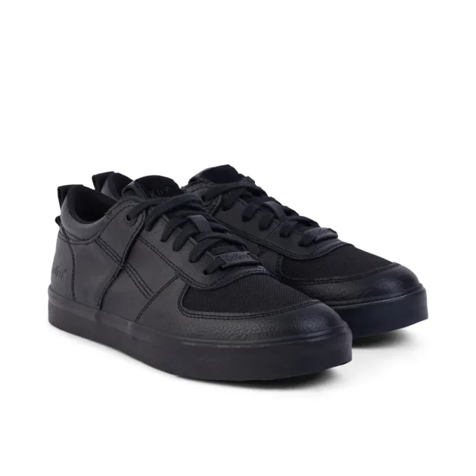 Tovni Lo Mix Mesh Leather Black, unisex para jóvenes